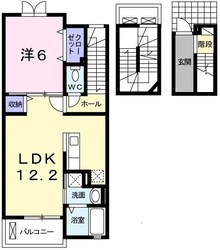 パストラルメゾン白水の物件間取画像